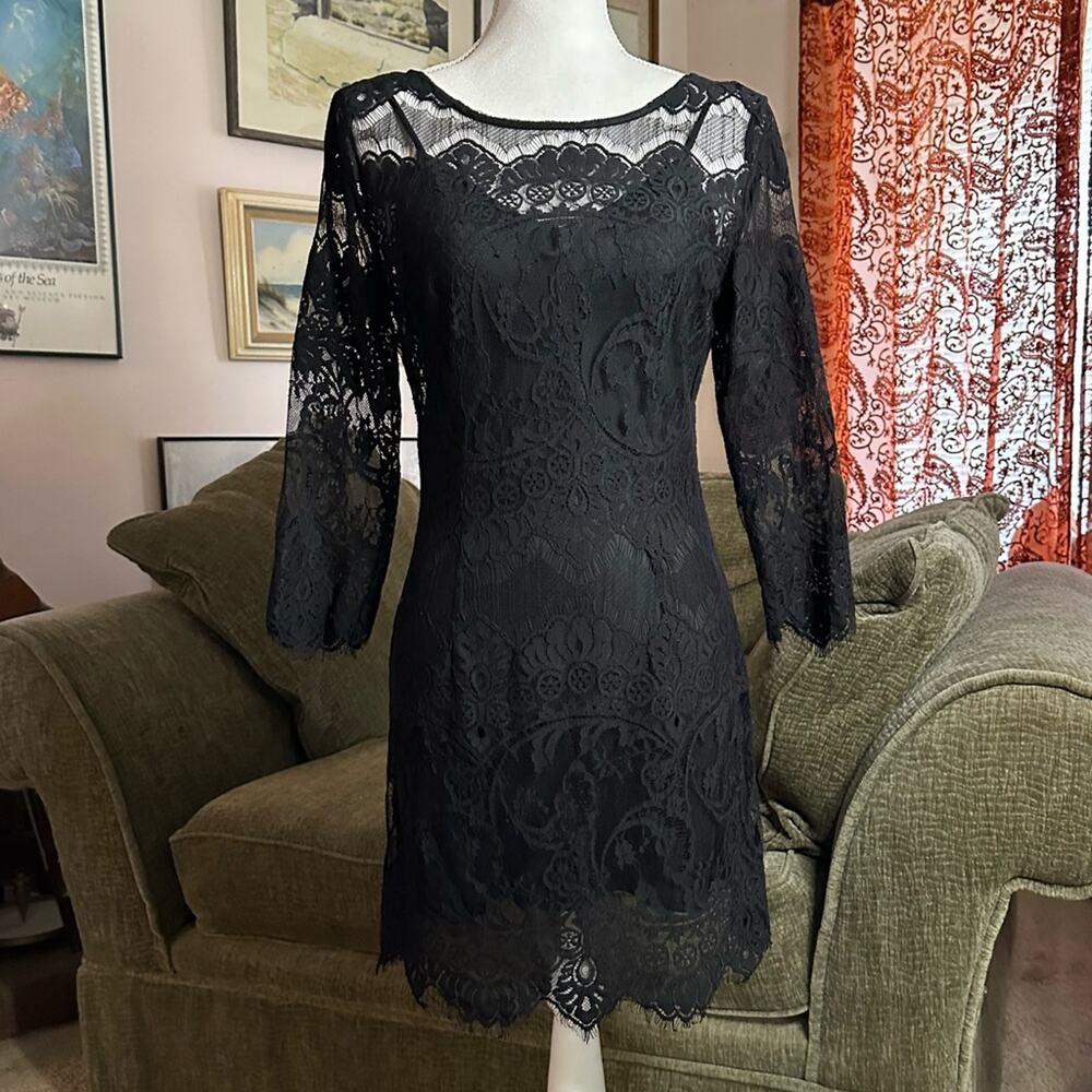 Black Lace Mind Dress